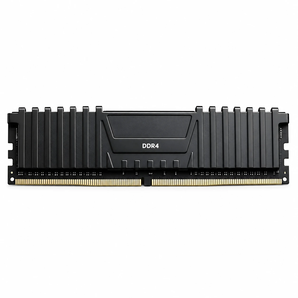 DDR4-3200 memory module with black heat spreader