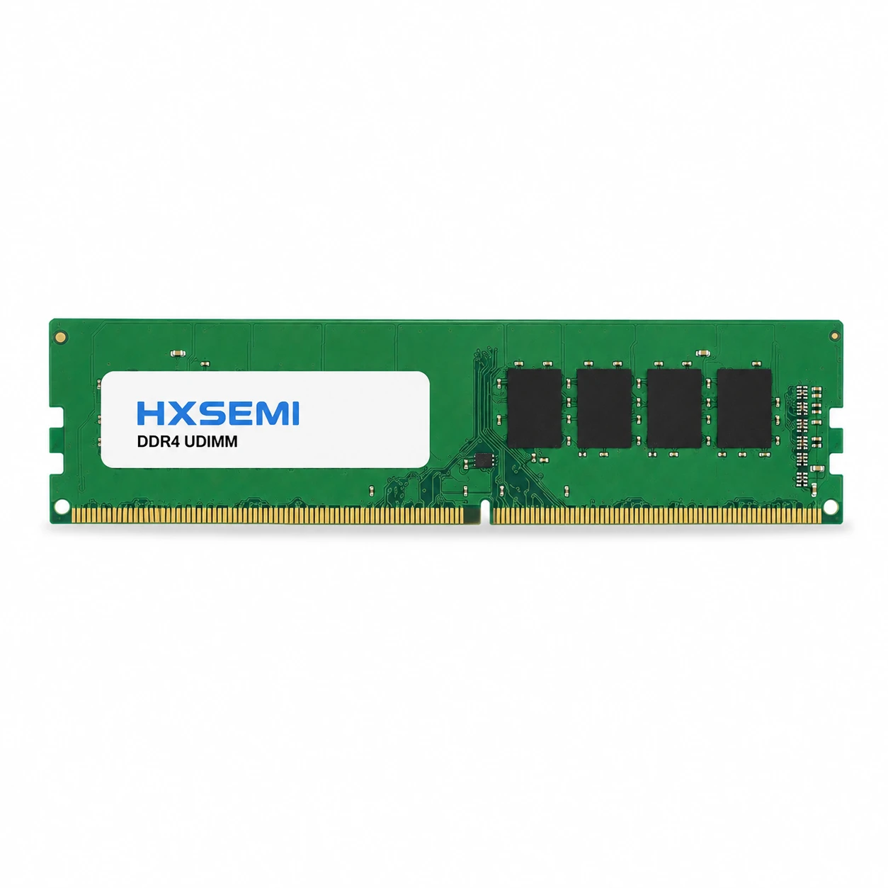 Black DDR4 gaming memory module with angular heat spreader