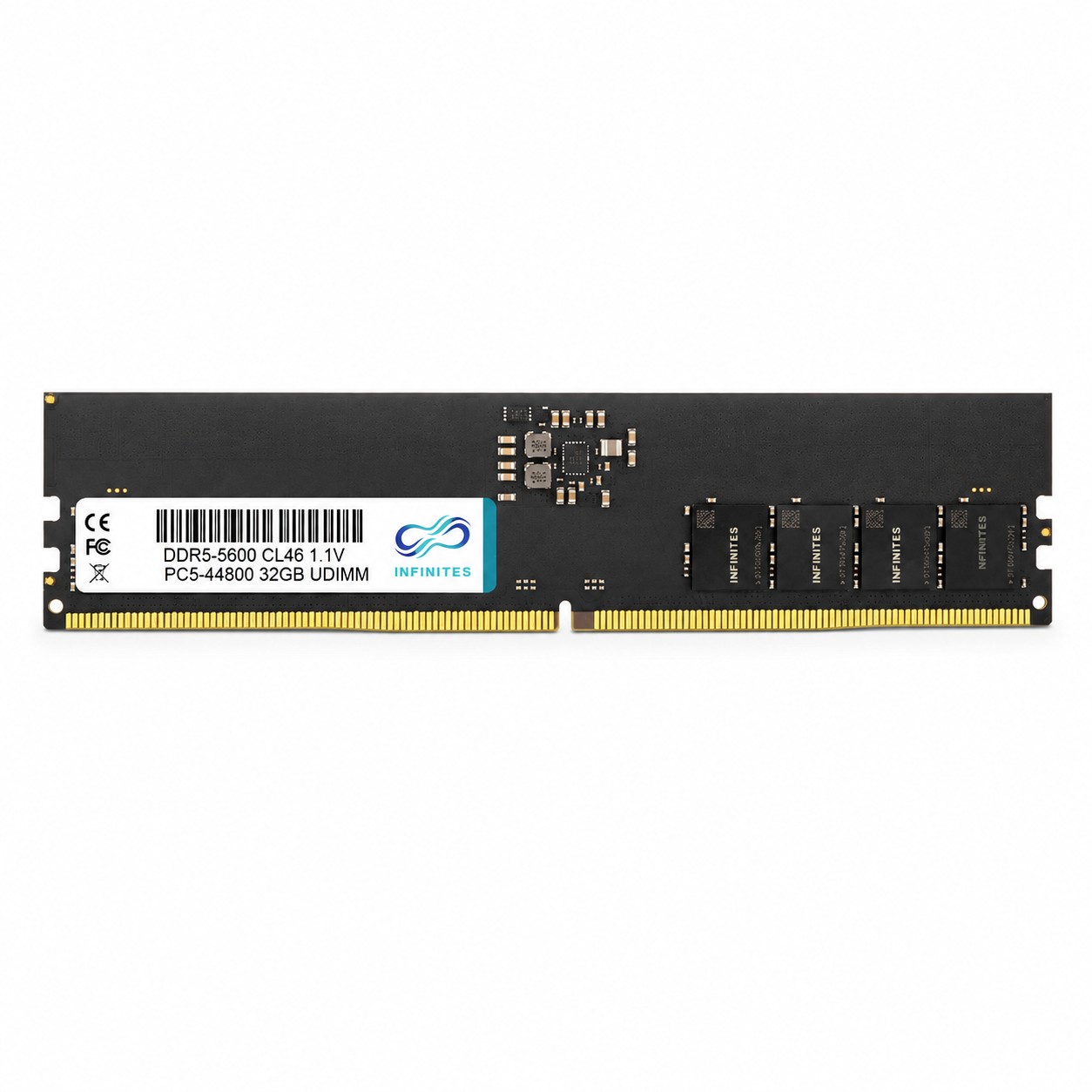 Black DDR5 high-capacity memory module
